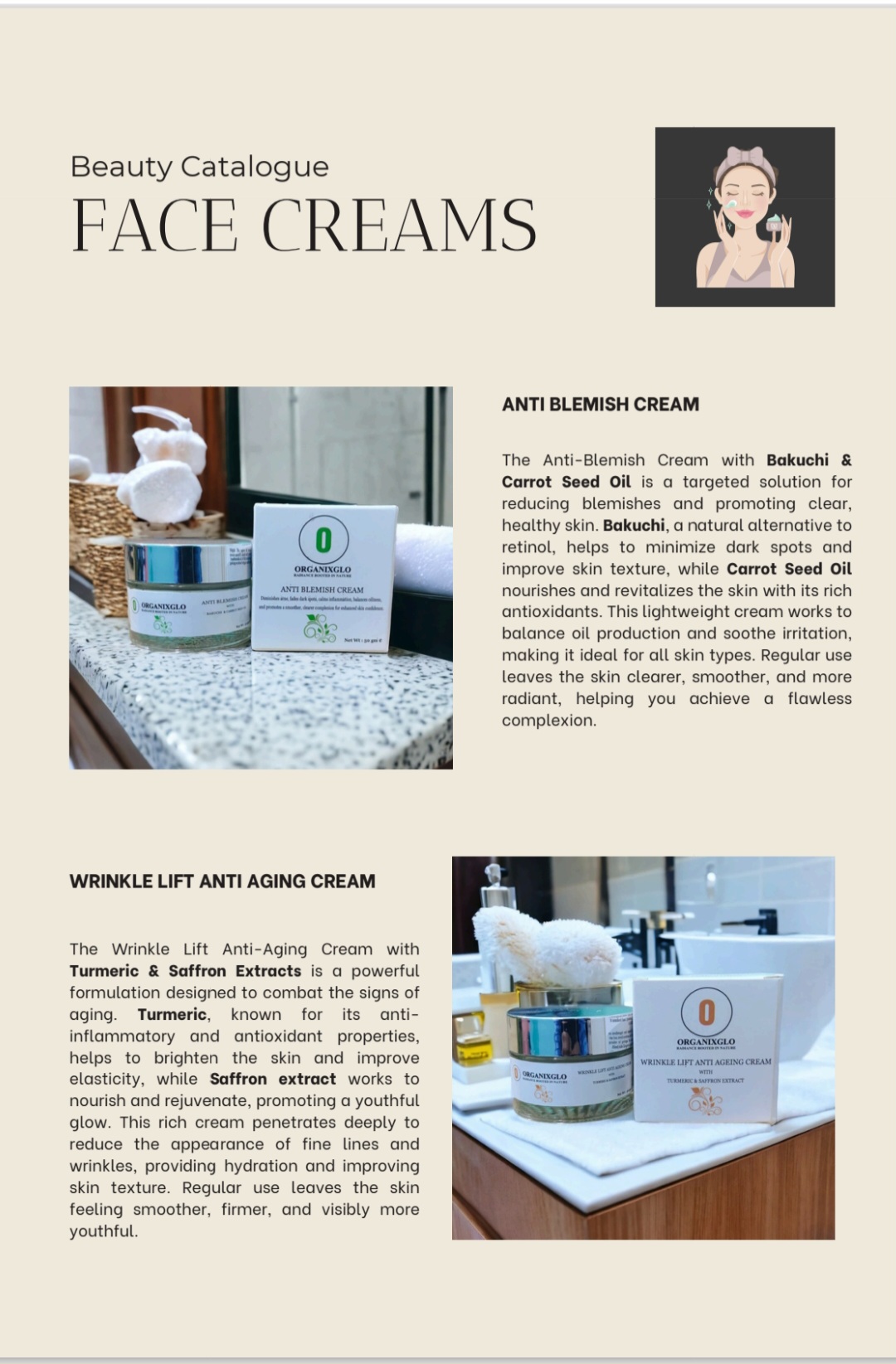 Face cream an Anti Aging cream 20% discount on MRP